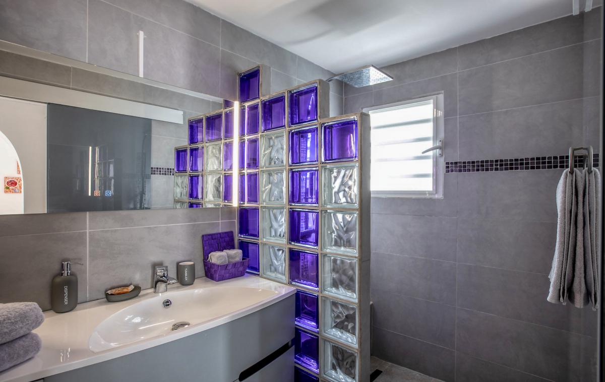 Location villa Saint Martin, Baie Nettlé - Salle de bain