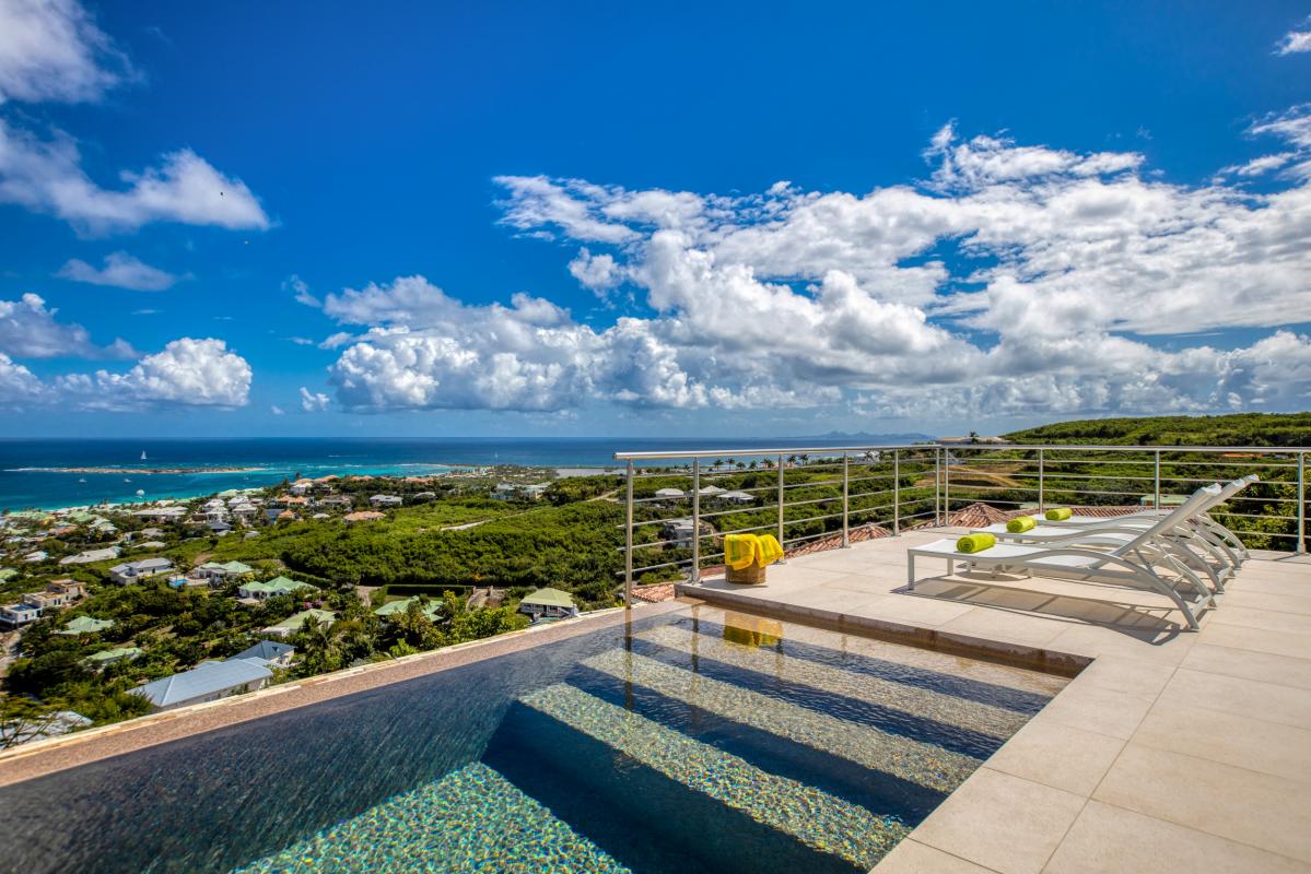 Location villa de luxe Saint Martin, Baie Orientale - Villa Sunrise