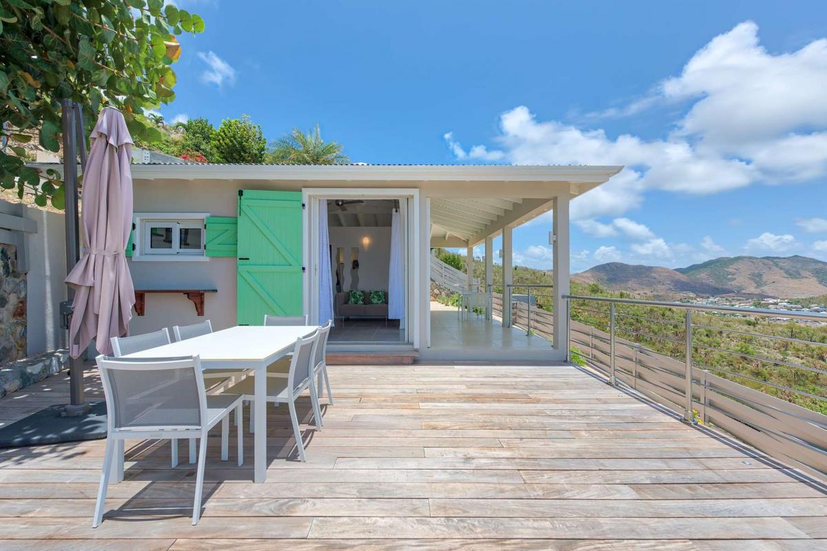 Location villa de luxe Saint Martin, Baie Orientale - Terrasse