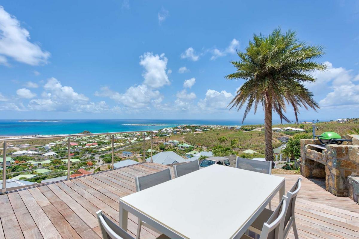 Location villa de luxe Saint Martin, Baie Orientale - Vue d'ensemble