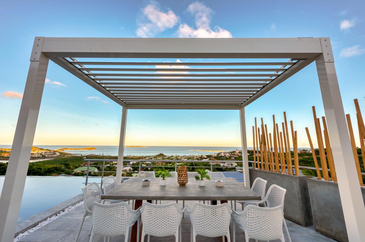 Location villa de luxe Saint Martin, Baie Orientale - Terrasse