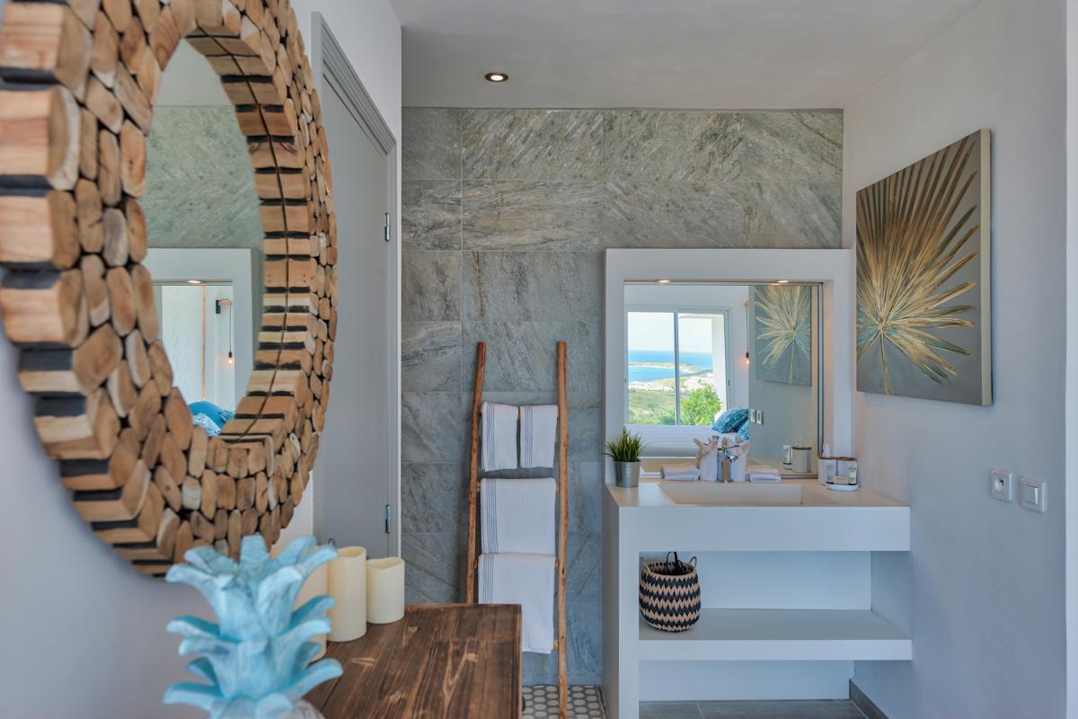 Location villa de luxe Saint Martin, Baie Orientale - Salle de bain chambre 3