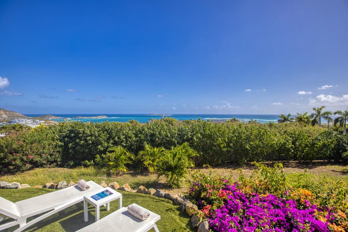 A louer villa 4 chambre Baie Orientale Saint Martin_ Piscine