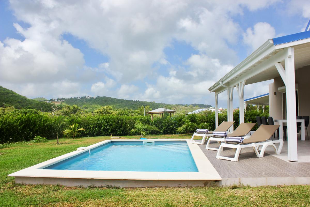 Villa à louer à Saint Martin - Piscine et terrasse