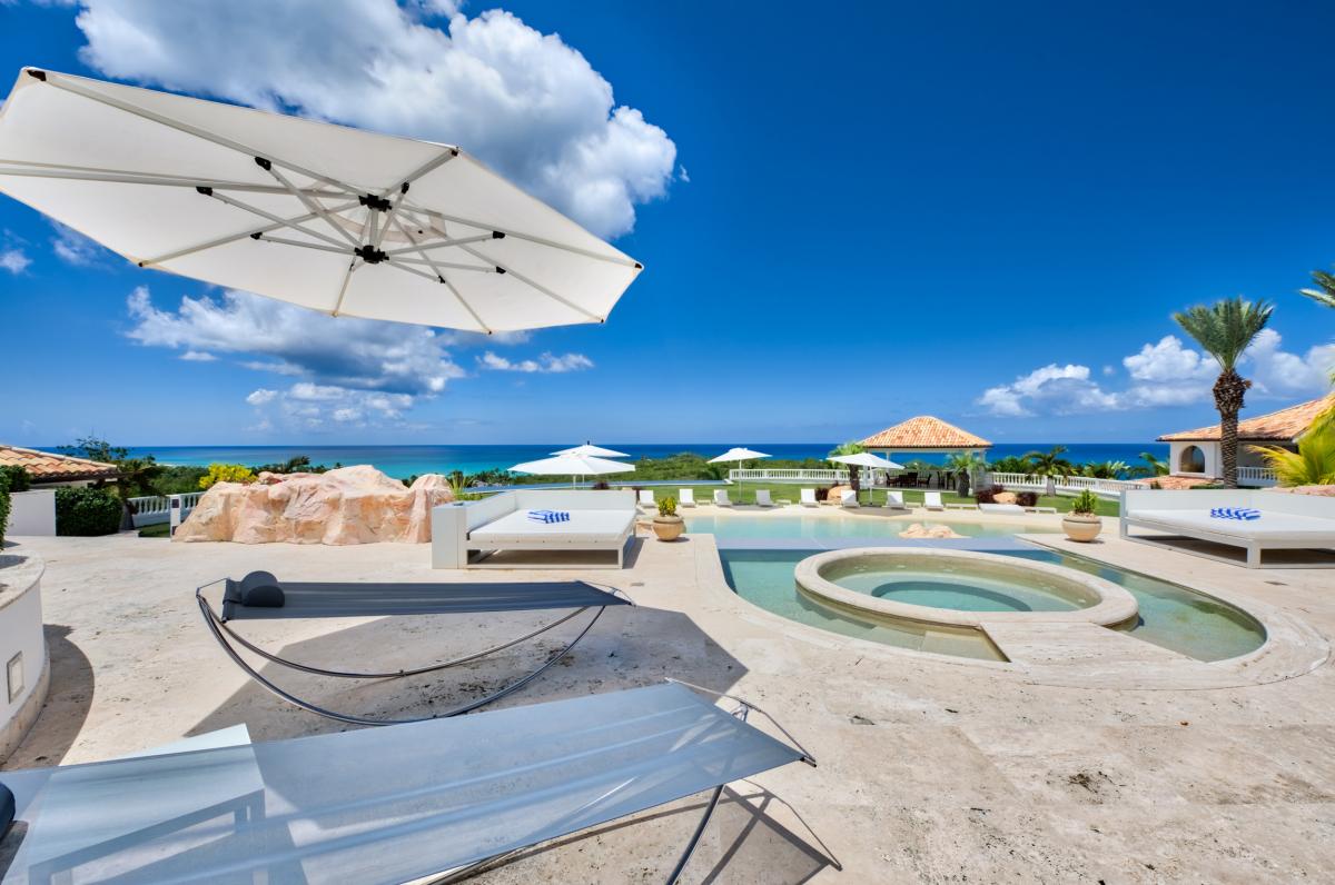 Location villa de luxe Saint Martin, Terres Basses - Piscine