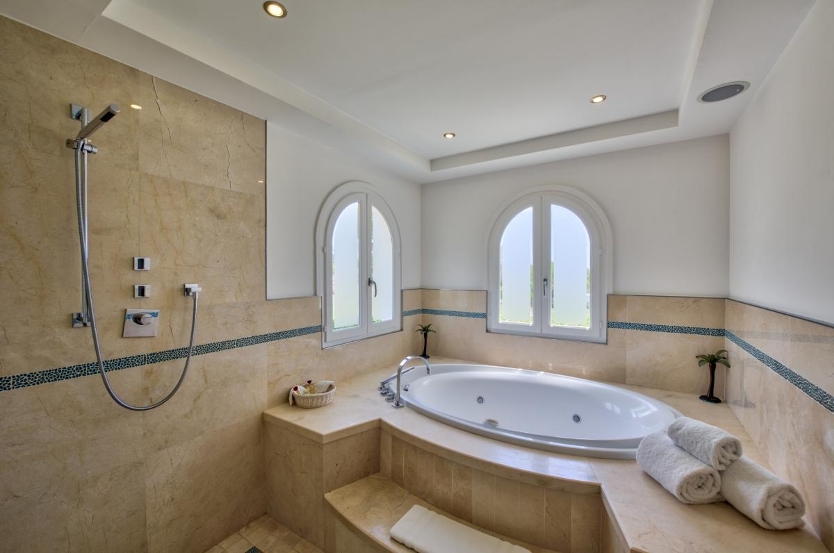 Location villa de luxe Saint Martin, Terres Basses - Salle de bain chambre 5