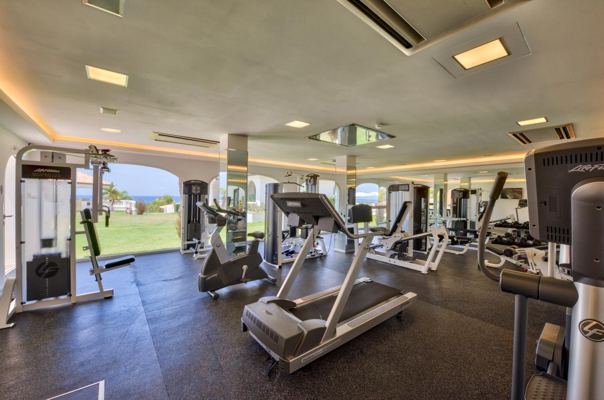 Location villa de luxe Saint Martin, Terres Basses - Salle de sport