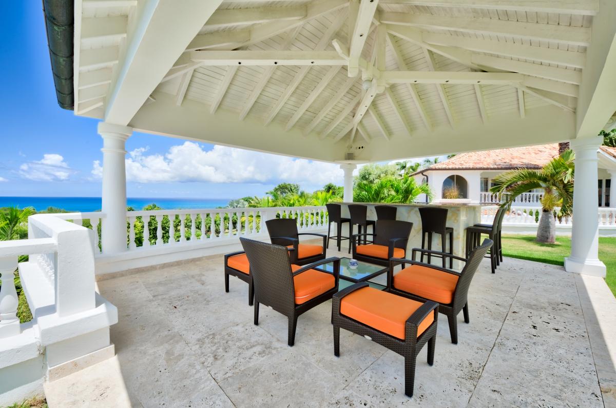 Location villa de luxe Saint Martin, Terres Basses - Terrasse