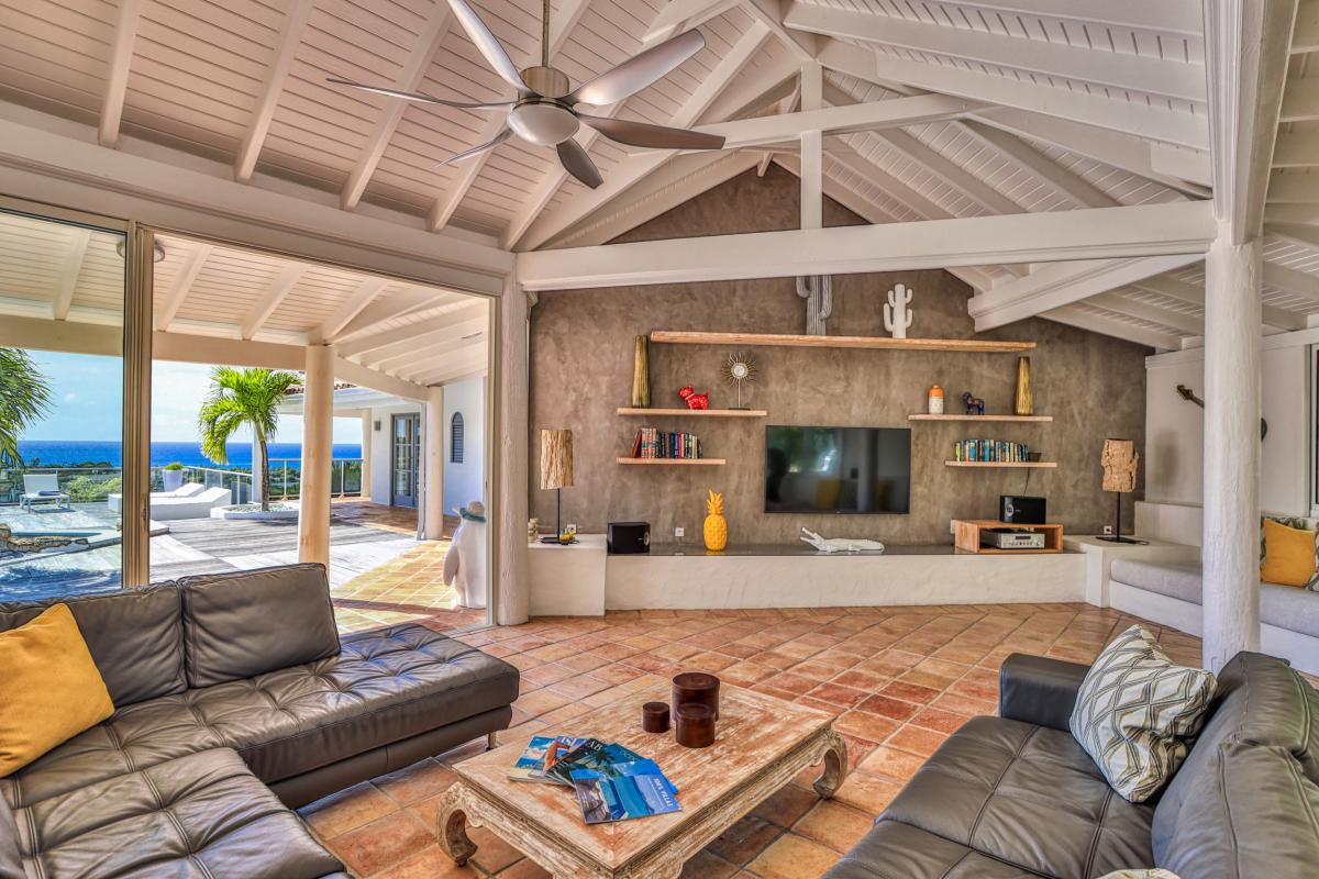 Location villa Saint Martin Les Terres Basses Hillside - Piscine - 5 chambres 10 personnes - Vue Mer - Jacuzzi (11)