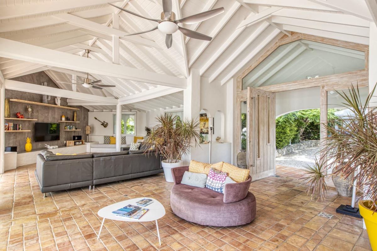 Location villa Saint Martin Les Terres Basses Hillside - Piscine - 5 chambres 10 personnes - Vue Mer - Jacuzzi (15)