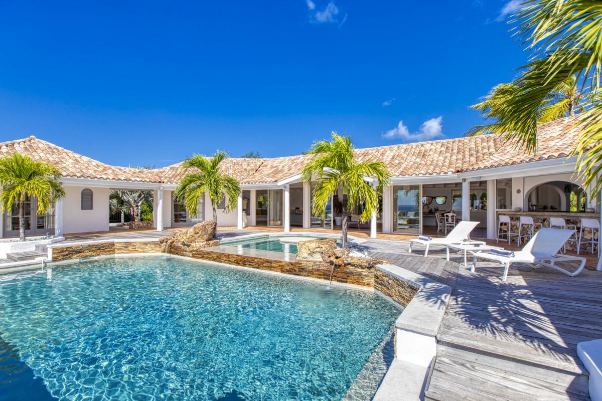 Location villa Saint Martin Les Terres Basses Hillside - Piscine - 5 chambres 10 personnes - Vue Mer - Jacuzzi (38)