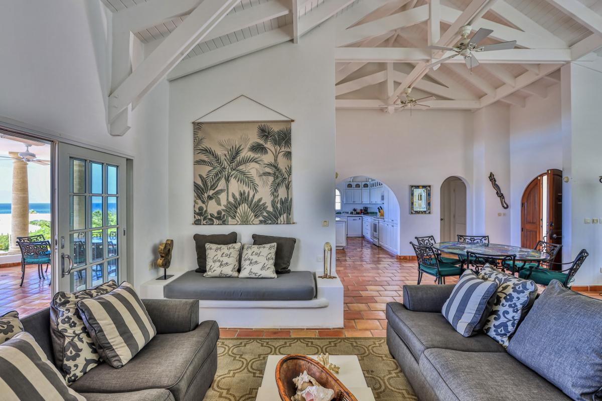 Location villa Saint Martin Terres Basses - Villa 4 chambres 8 personnes - villa vue mer et piscine - Baie aux Prunes (12)