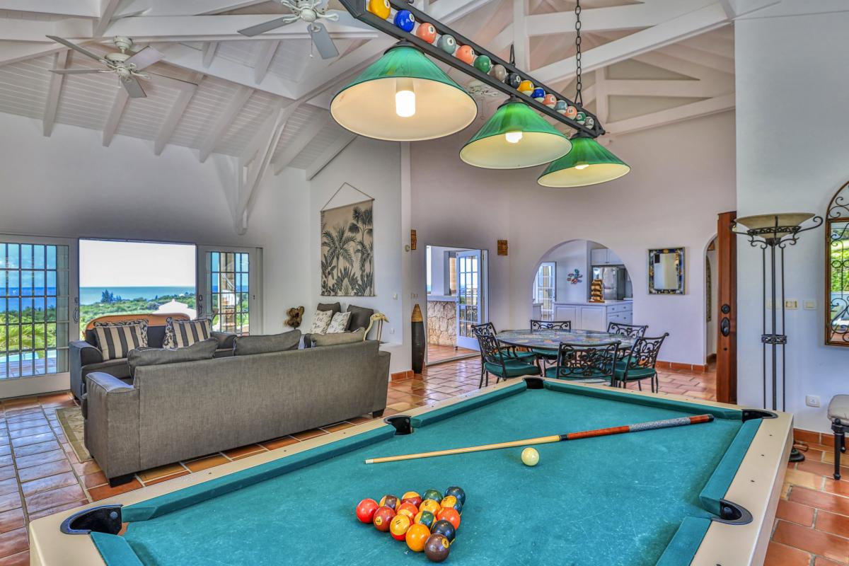 Location villa Saint Martin Terres Basses - Villa 4 chambres 8 personnes - villa vue mer et piscine - Baie aux Prunes (13)