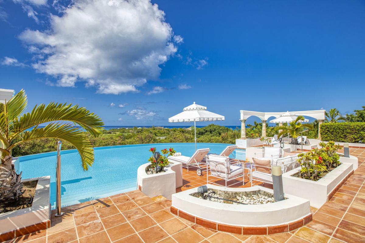 Location villa Saint Martin Terres Basses - Villa 4 chambres 8 personnes - villa vue mer et piscine - Baie aux Prunes (3)