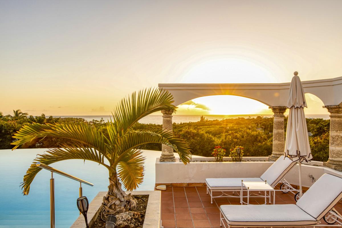 Location villa Saint Martin Terres Basses - Villa 4 chambres 8 personnes - villa vue mer et piscine - Baie aux Prunes (39)