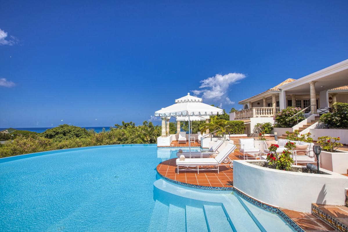 Location villa Saint Martin Terres Basses - Villa 4 chambres 8 personnes - villa vue mer et piscine - Baie aux Prunes (4)