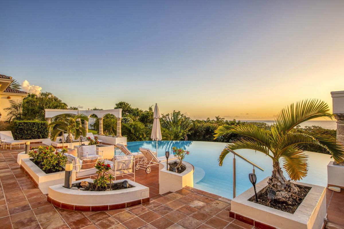 Location villa Saint Martin Terres Basses - Villa 4 chambres 8 personnes - villa vue mer et piscine - Baie aux Prunes (40)