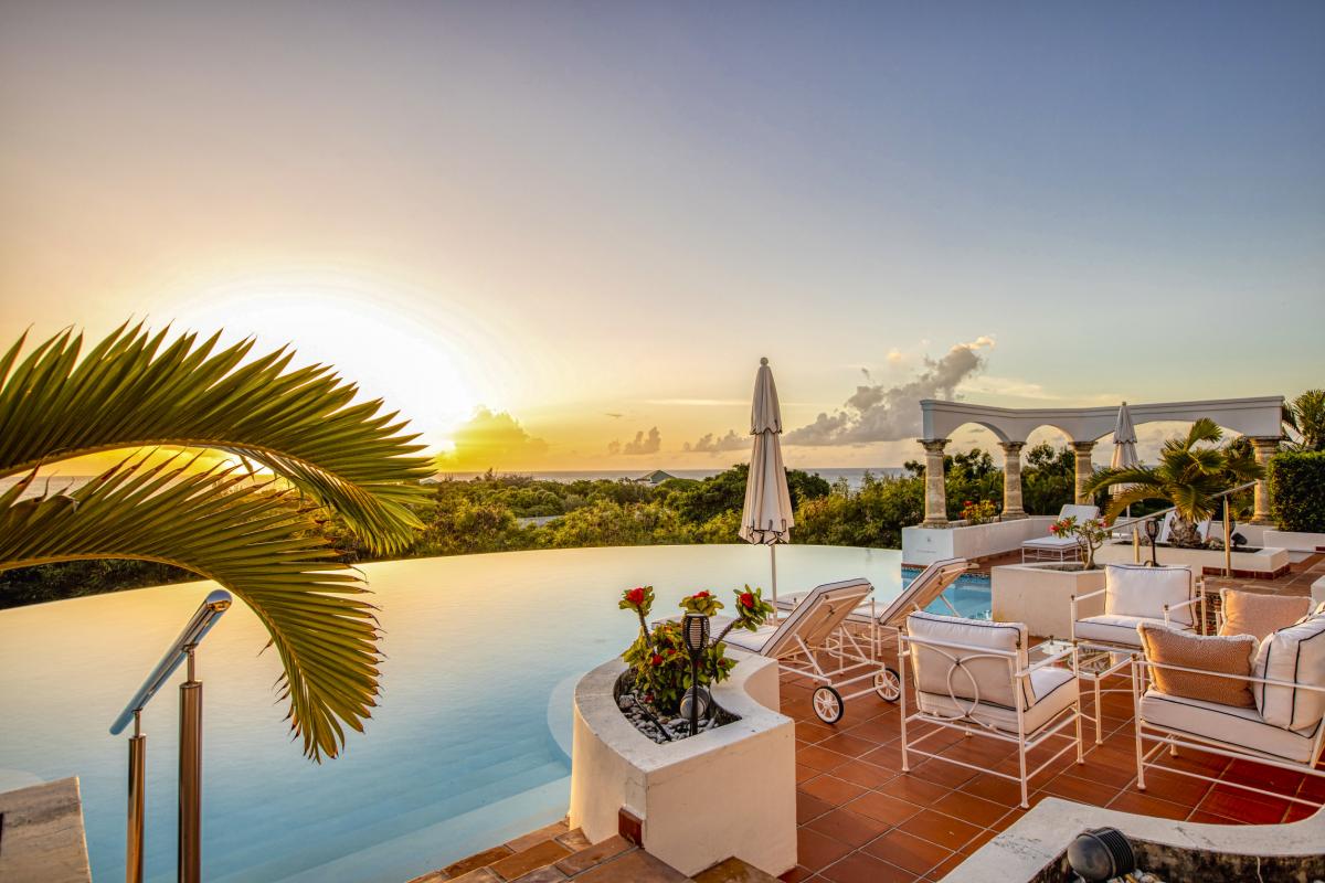 Location villa Saint Martin Terres Basses - Villa 4 chambres 8 personnes - villa vue mer et piscine - Baie aux Prunes (41)