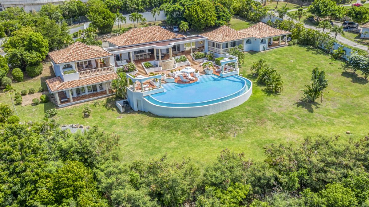 Location villa Saint Martin Terres Basses - Villa 4 chambres 8 personnes - villa vue mer et piscine - Baie aux Prunes (44)