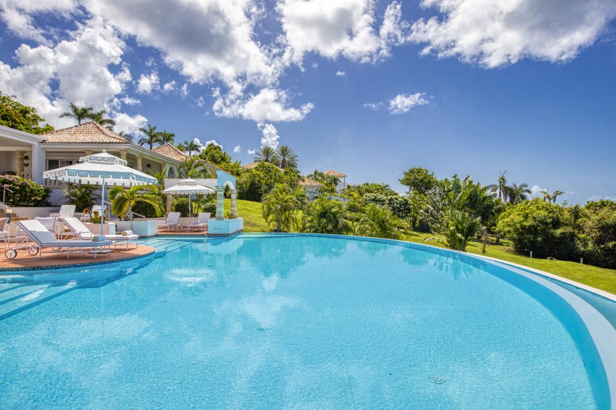 Location villa Saint Martin Terres Basses - Villa 4 chambres 8 personnes - villa vue mer et piscine - Baie aux Prunes (6)