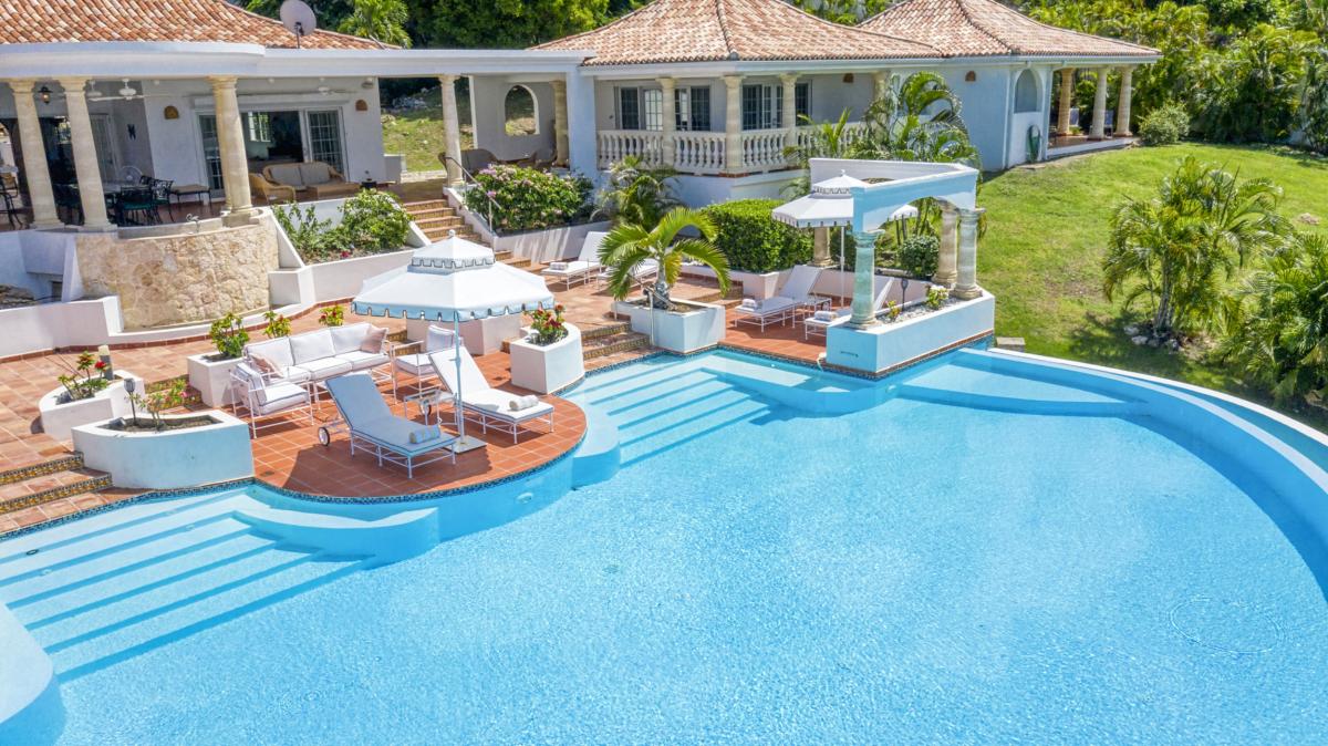 Location villa Saint Martin Terres Basses - Villa 4 chambres 8 personnes - villa vue mer et piscine - Baie aux Prunes (8)
