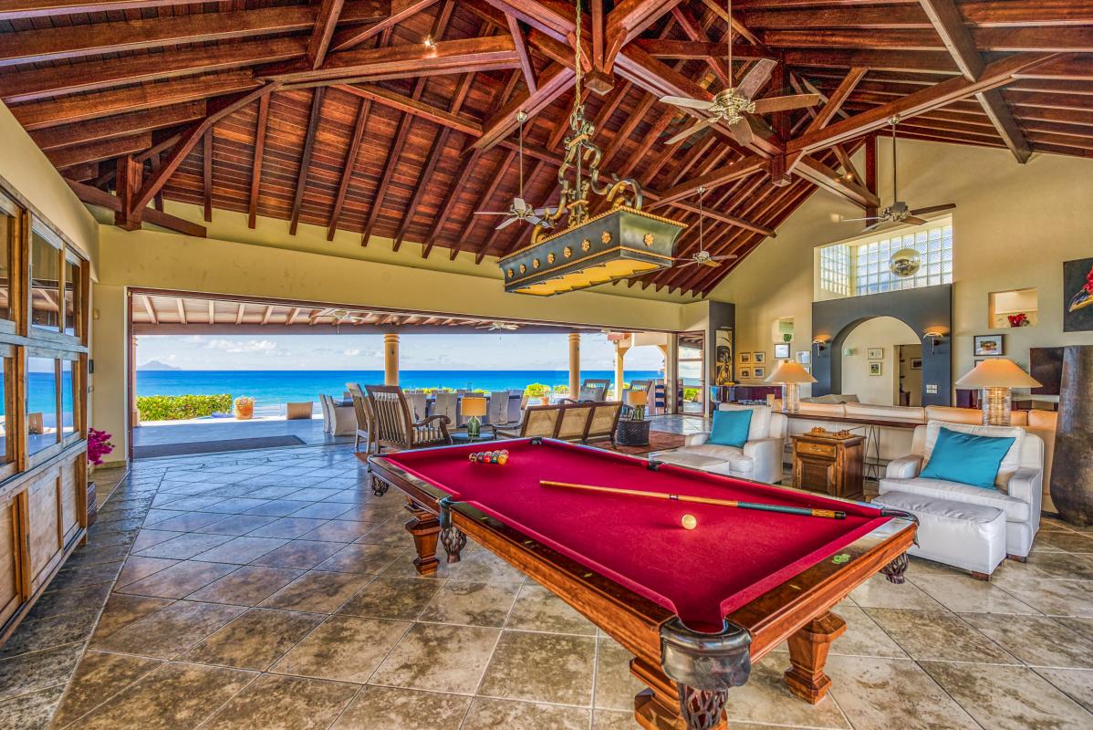A louer villa 5 chambres Terres Basses Saint Martin_ Salon