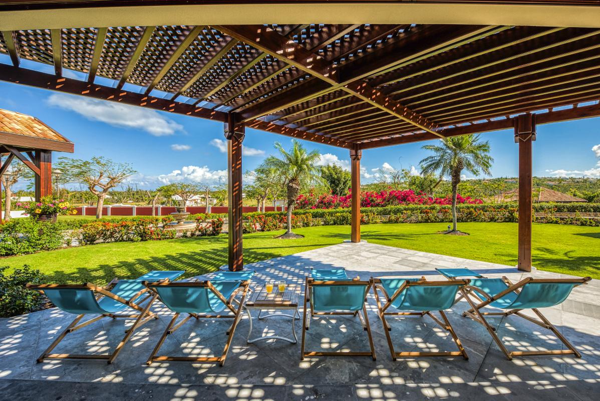 A louer villa 5 chambres Terres Basses Saint Martin_ Terrasse