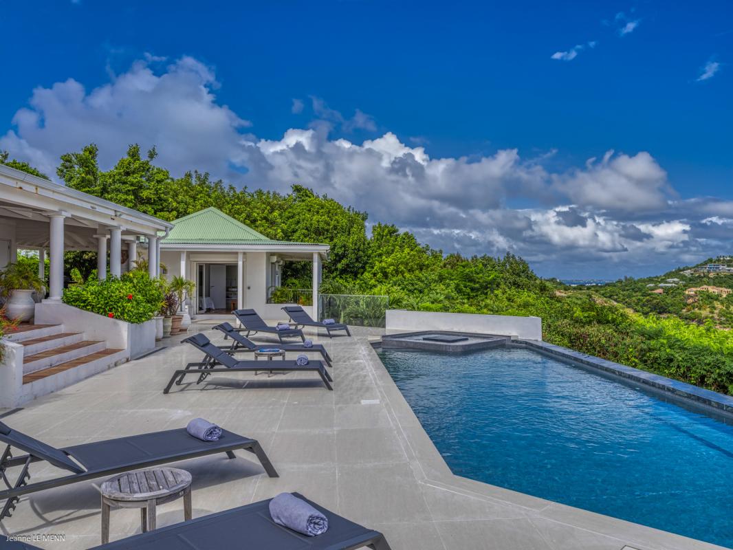 A louer villa 3 chambre Terres Basses Saint Martin_ Piscine