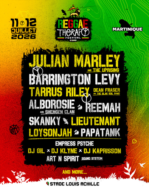 affiche festival reggae therapy