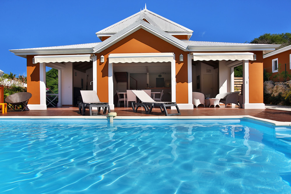 Location villa de standing Guadeloupe avec piscine 3 chambres